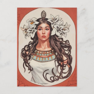 Art Nouveau La Princesse Lointaine Postcard