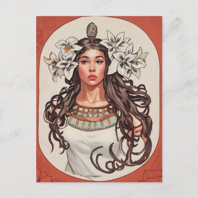 Art Nouveau La Princesse Lointaine Postcard (Front)