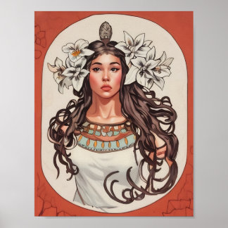 Art Nouveau La Princesse Lointaine Poster