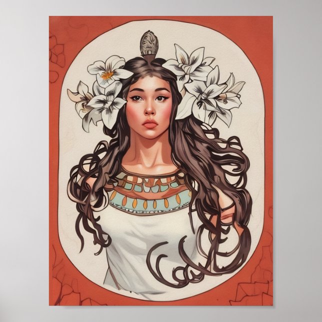 Art Nouveau La Princesse Lointaine Poster (Front)