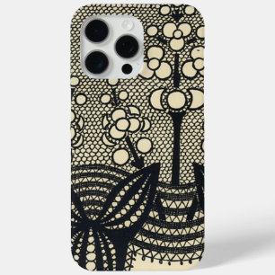Art Nouveau Lace Floral iPhone 15 Pro Max Case