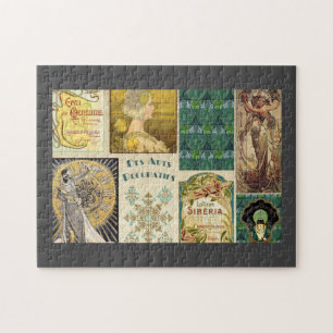 Art Nouveau Ladies Jigsaw Puzzle