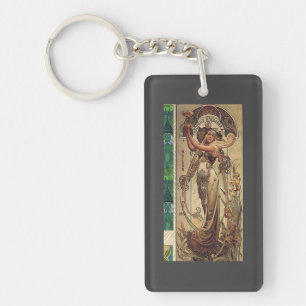 Art Nouveau Ladies Keychain