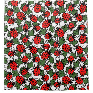 Art Nouveau Ladybug Insects Pattern