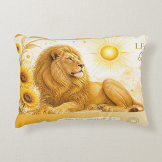 Art Nouveau Leo Decorative Throw Pillow