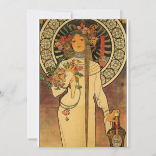 Art Nouveau Les Invitations Trappistine
