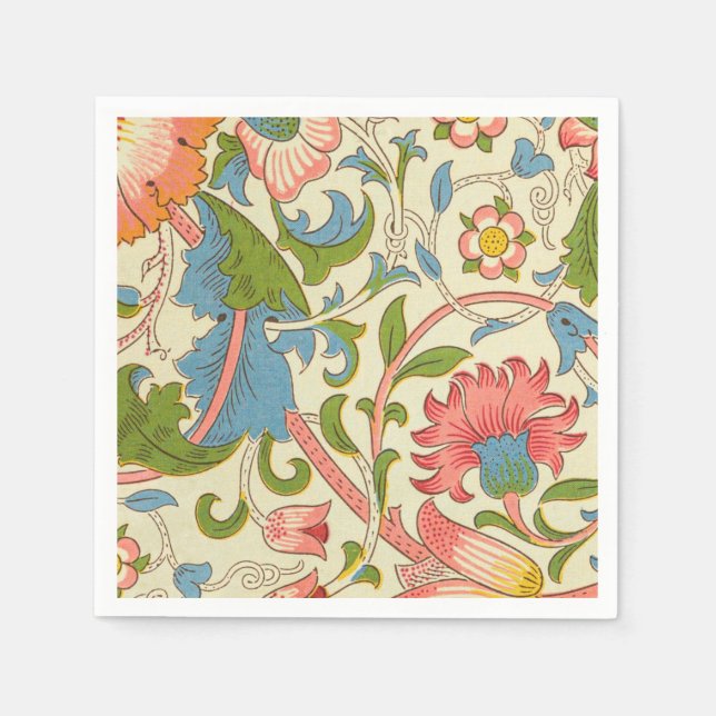 Art nouveau lodden pattern - William Morris Napkin (Front)