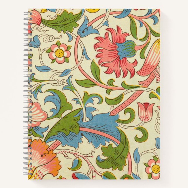 Art nouveau lodden pattern - William Morris Notebook (Front)