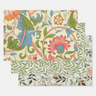 Art nouveau lodden pattern - William Morris Wrapping Paper Sheet