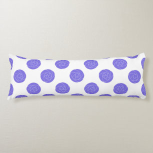 Art Nouveau Mackintosh Roses Retro Floral Purple Body Pillow