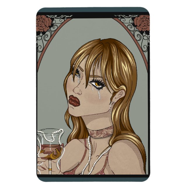 Art Nouveau Magnet (Vertical)