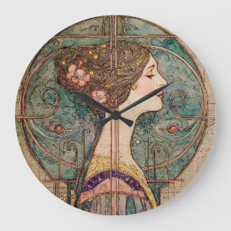 Art Nouveau Model Large Clock