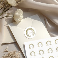 Art Nouveau Monogram Mucha Initials Mailing