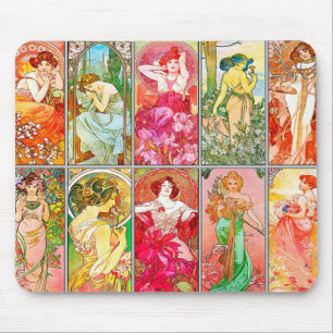 Art Nouveau Mouse Pad