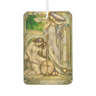 Art Nouveau Music Maidens Vintage Illustration  Air Freshener