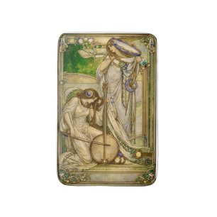 Art Nouveau Music Maidens Vintage Illustration  Bath Mat