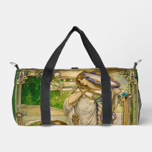 Art Nouveau Music Maidens Vintage Illustration  Duffle Bag