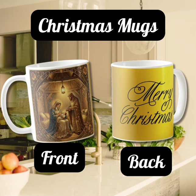 Art Nouveau Nativity Scene Coffee Mug (Creator Uploaded)