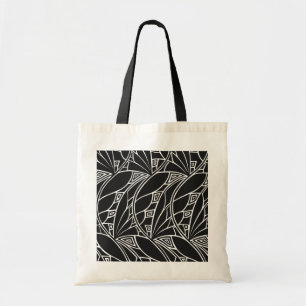 Art Nouveau noir et blanc - Sac fourre-tout budgét