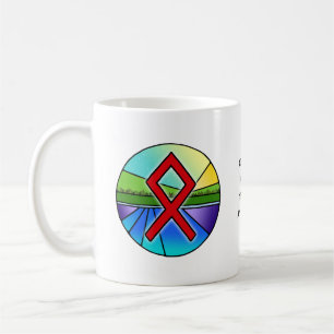 Art Nouveau Othala Rune Mug – HOME & ANCESTRY!