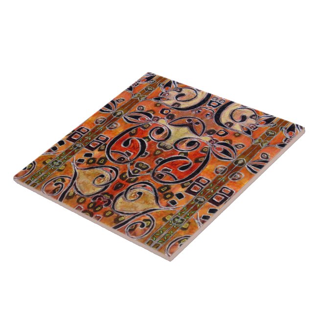 Art Nouveau (painting) Tile (Side)