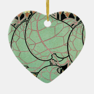 Art Nouveau pattern #10 Ceramic Ornament
