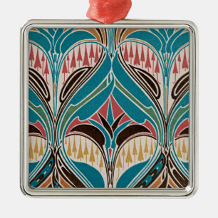 Art Nouveau Pattern #11 at Emporio Moffa Metal Ornament