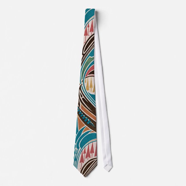 Art Nouveau Pattern #11 at Emporio Moffa Tie (Front)