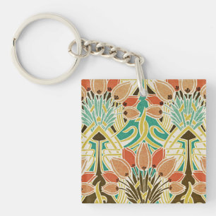 Art Nouveau pattern #11 Keychain