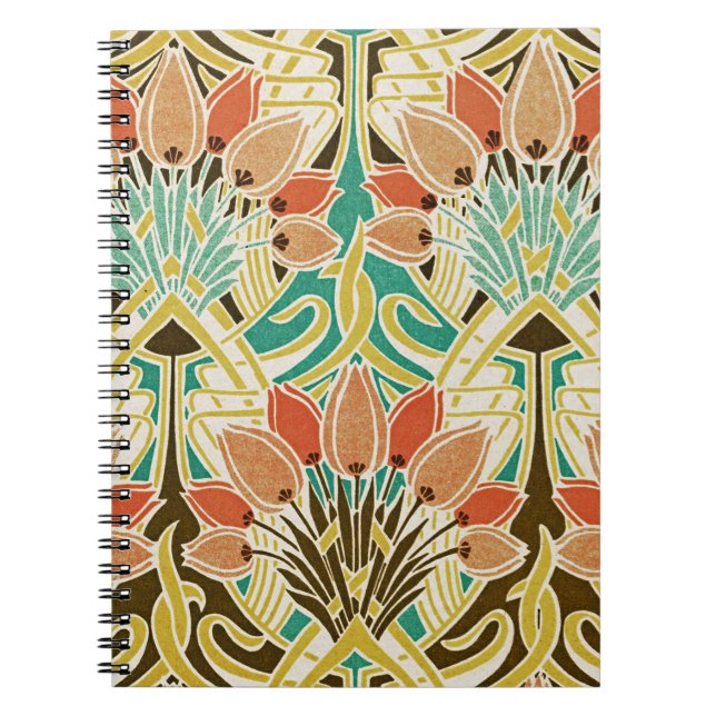 Art Nouveau pattern #11 Notebook (Front)