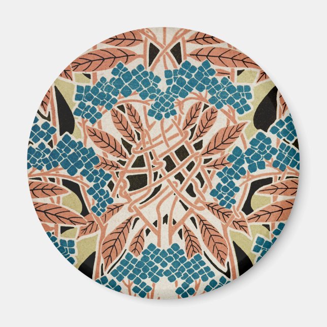 Art Nouveau pattern #12 Magnet (Front)