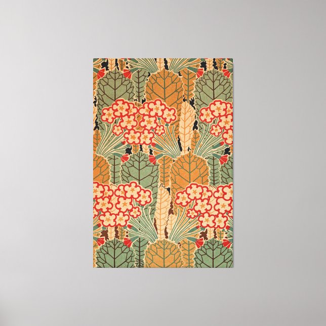 Art Nouveau Pattern #1 at Emporio Moffa Canvas Print (Front)