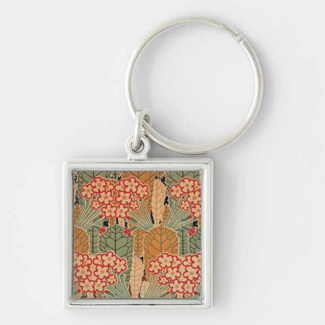 Art Nouveau Pattern #1 at Emporio Moffa Keychain (Front)