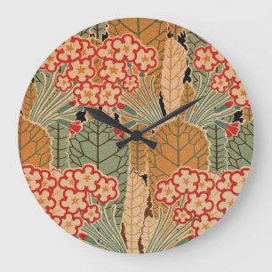 Art Nouveau Pattern #1 at Emporio Moffa Large Clock