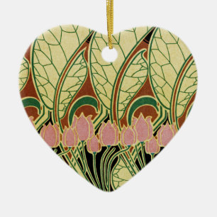 Art Nouveau pattern #1 Ceramic Ornament