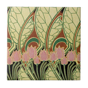 Art Nouveau pattern #1 Tile