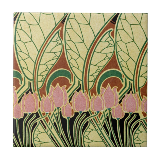 Art Nouveau pattern #1 Tile (Front)