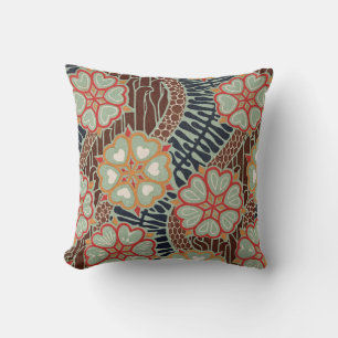 Art Nouveau Pattern #2 at Emporio Moffa Throw Pillow