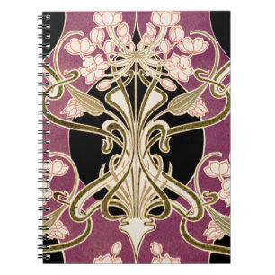 Art Nouveau pattern #2 Notebook