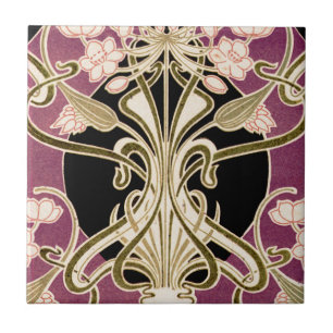 Art Nouveau pattern #2 Tile
