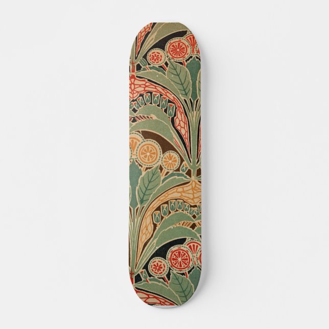 Art Nouveau Pattern #3 at Emporio Moffa Skateboard (Front)
