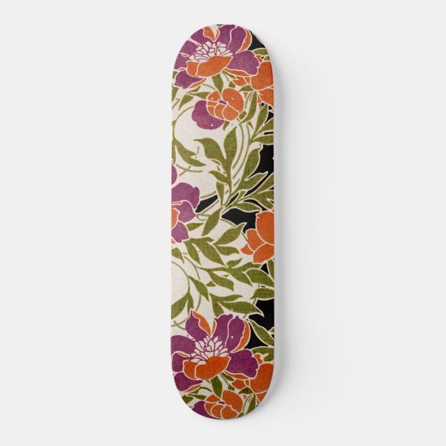 Art Nouveau pattern #3 Skateboard (Front)