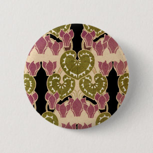 Art Nouveau pattern #4 2 Inch Round Button