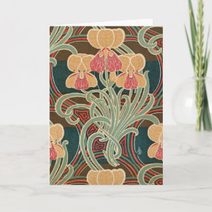 Art Nouveau Pattern #4 at Emporio Moffa Card