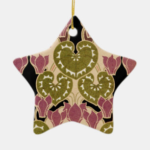 Art Nouveau pattern #4 Ceramic Ornament
