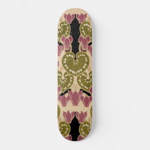 Art Nouveau pattern #4 Skateboard