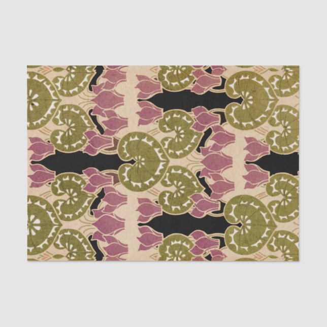 Art Nouveau pattern #4 Tissue Paper (Front)
