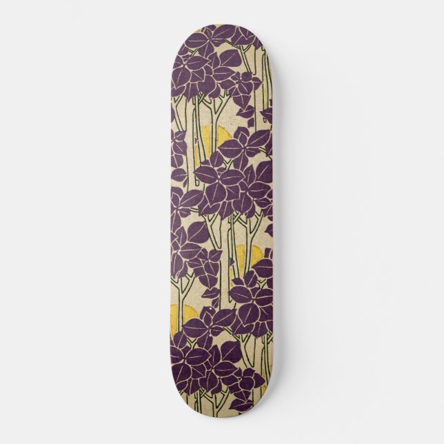 Art Nouveau pattern #5 Skateboard (Front)