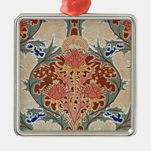 Art Nouveau Pattern #6 at Emporio Moffa Metal Ornament