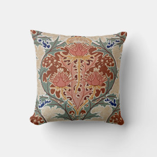 Art Nouveau Pattern #6 at Emporio Moffa Throw Pillow